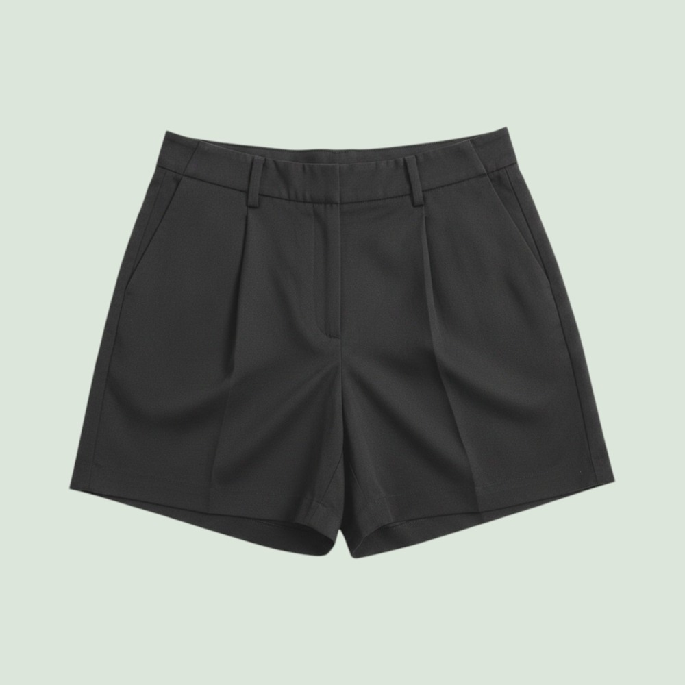 Minimalist Tailored Shorts Loft Size S Navy Blue Rayon Nylon Blend